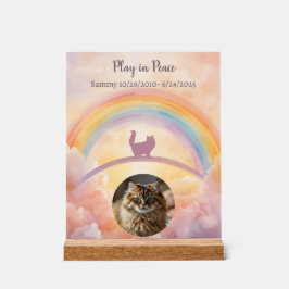 愛猫のメモリアルサイン - 私の守護天使 アクリルサイン