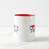 愛猫の切札 ツートーンマグカップ (中央)