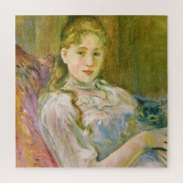 愛猫の少女(by Berthe Morisot) ジグソーパズル