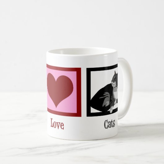 愛猫の平和|過去記事 コーヒーマグカップ (正面右)
