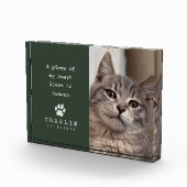 愛猫の思い出 私の心の一部は天国に フォトブロック (右)