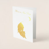 愛猫の挨拶を楽しむ 箔カード (正面)