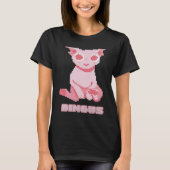 愛猫の毛のないハゲ Tシャツ (正面)