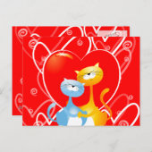 愛猫はがき ポストカード (正面/裏面)