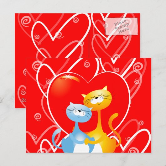 愛猫はがき ポストカード (正面/裏面)