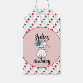 愛猫ふりかけ星の誕生会 ギフトタグ