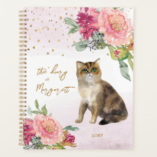 愛猫イラストレーション花女日記日記 プランナー手帳