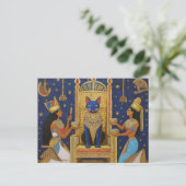 愛猫エジプト猫 ポストカード (スタンド正面)