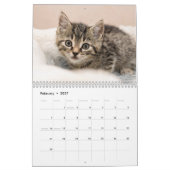 愛猫カスタム写真モダン12ヶ月2026 カレンダー (2月 2027)