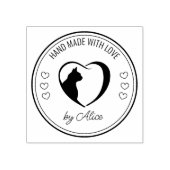 愛猫カスタム手作り ラバースタンプ (インプリント)