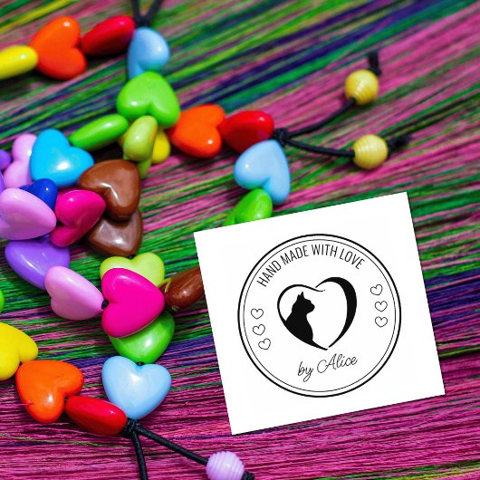 愛猫カスタム手作り ラバースタンプ