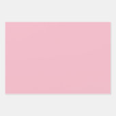 愛猫ピンクと黒猫 ラッピングペーパーシート (正面3)