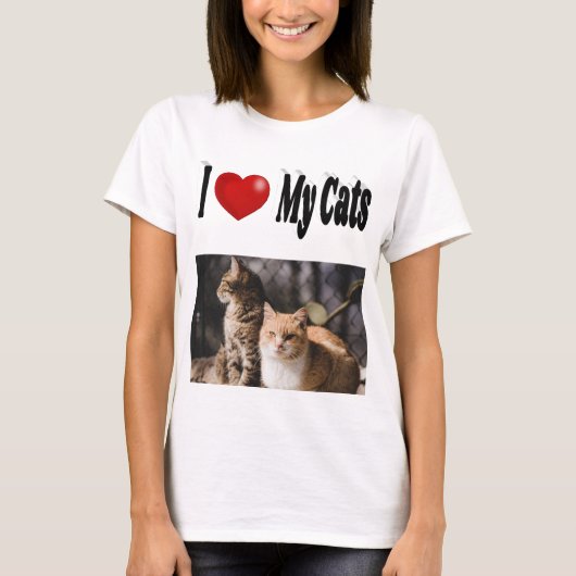 愛猫フォト Tシャツ (正面)