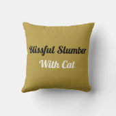 愛猫ペットとの幸パーソナライズされた福の眠り クッション (裏面)