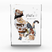 愛猫写真コラージュPETメモリアル フォトブロック (正面)