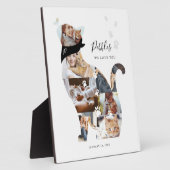 愛猫写真コラージュPETメモリアル フォトプラーク (側面)