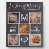 愛猫写真パーソナライズされた記念館 フォトプラーク (正面)