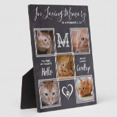 愛猫写真パーソナライズされた記念館 フォトプラーク (側面)