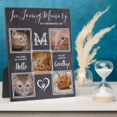 愛猫写真パーソナライズされた記念館 フォトプラーク (側面)