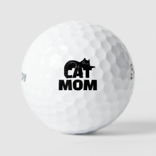 愛猫家のためのキュートな猫デザイン - 愛猫家ママのためのペット愛あふれるギフト ゴルフボール
