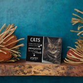 愛猫家へのオマージュ | 追悼記念品 フォトプラーク (側面)