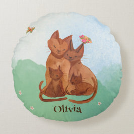 愛猫家 ラウンドクッション