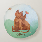 愛猫家 ラウンドクッション (裏面)