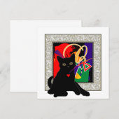 愛猫挨拶カード (正面/裏面)