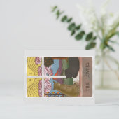 愛猫用タロットカード葉書 シーズンポストカード (スタンド正面)