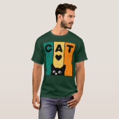 愛猫男子 Tシャツ (正面フル)