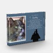 愛猫記念カスタム写真名詩 フォトブロック (左)