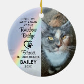 愛猫記念写真虹橋 セラミックオーナメント (裏面)