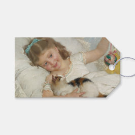 愛猫遊と一緒に暮らす少女（エマイルムニエ） ギフトタグ