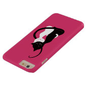 愛猫-かわいい子猫の芸術のピンク--を抱き締めます Case-Mate iPhoneケース (底面)