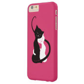 愛猫-かわいい子猫の芸術のピンク--を抱き締めます Case-Mate iPhoneケース (裏面左)