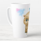 愛猫 カフェラテマグ (左アングル)