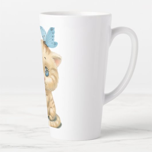 愛猫 カフェラテマグ (右)