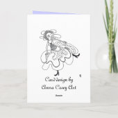 愛猫 カード (裏面)