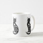愛猫 コーヒーマグカップ (正面右)