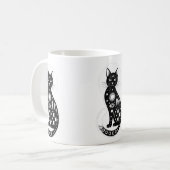 愛猫 コーヒーマグカップ (正面左)