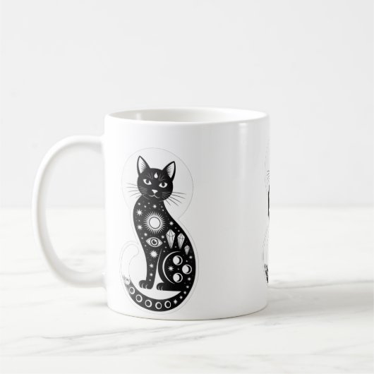 愛猫 コーヒーマグカップ (左)