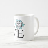 愛猫 コーヒーマグカップ (正面右)
