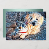 愛猫 サンキューカード (正面/裏面)