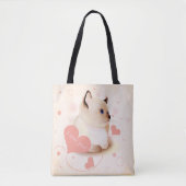 愛猫 トートバッグ (正面)
