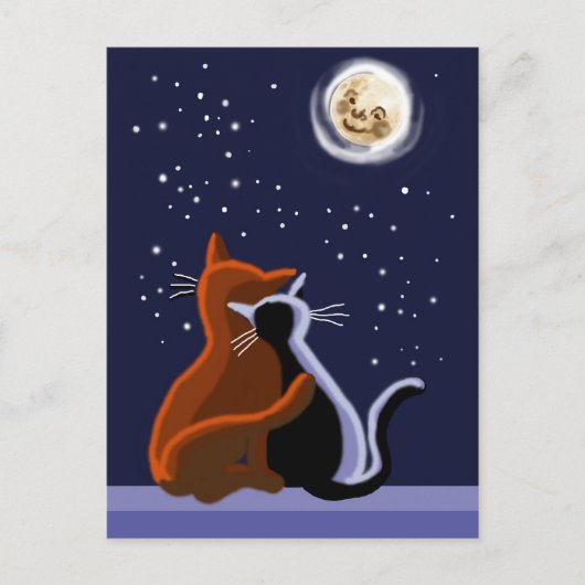 愛猫 ポストカード (正面)