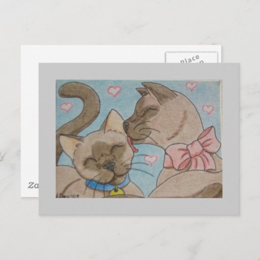 愛猫 ポストカード (正面/裏面)