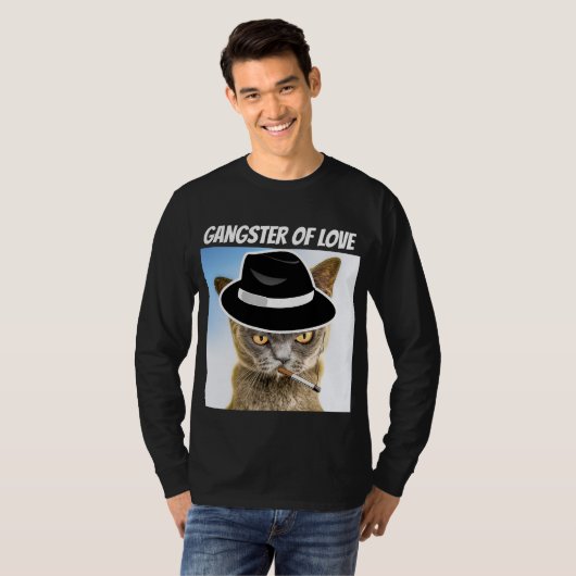 愛猫Tシャツのギャング Tシャツ (正面フル)