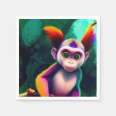 愛猿 スタンダードカクテルナプキン (正面)