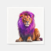 愛獅子 スタンダードカクテルナプキン (正面)