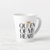 愛王室の カフェラテマグ (右アングル)